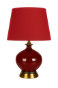 Candieero De Mesa Ceramica Vermelho H60*D33