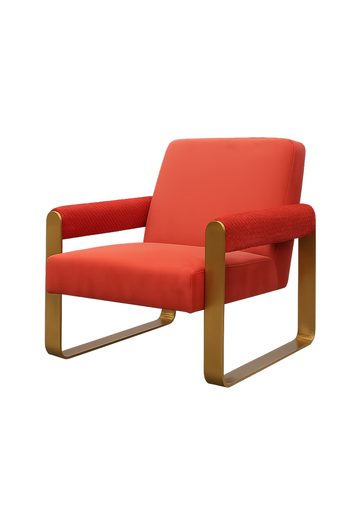 Cadeira Sofa vermelho