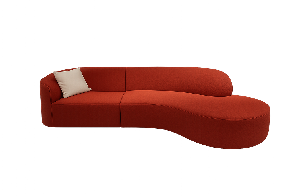 Sofa laranja 3.2m