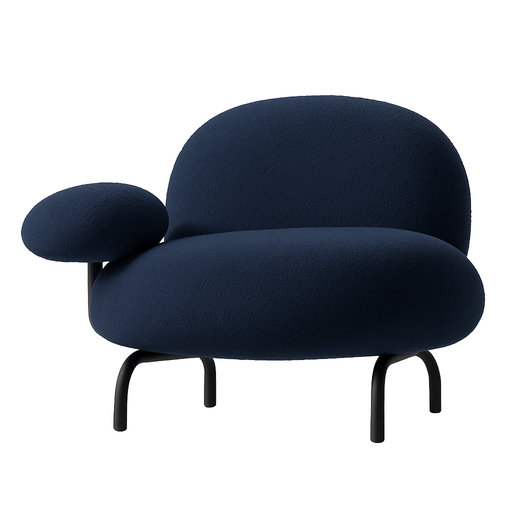 [Sofachair3088] Cadeira sofa azul2