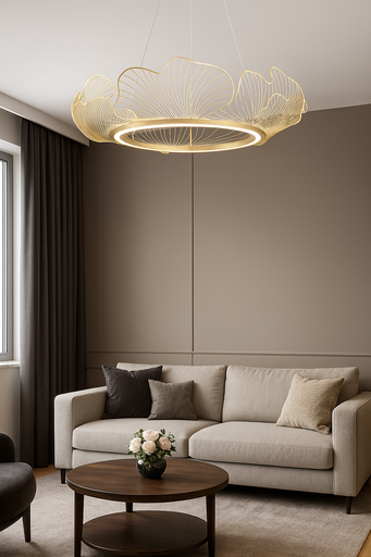 [001] Candeeiro 68*22 CM Dourado